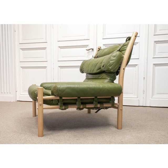 Brutalist Inca Lounge Chairs and Ottomans by Arne Norell for Norell AB, Sweden, 1970s, Set of 4 For Sale - Image 3 of 16