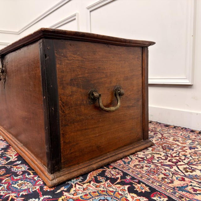 Antique Colonial Blanket Chest For Sale - Image 4 of 11