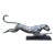 Vintage XL Cast aluminum Metal Cheetah Statue 42 inches long 21 inches tall. For Sale