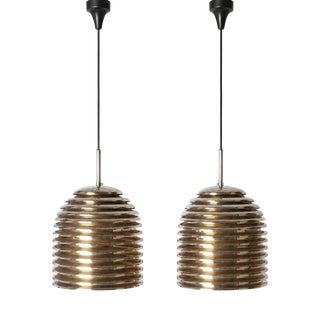 Saturn Pendant Lamps by Kazuo Motozawa for Staff, Germany, 1970s, Set of 2 For Sale
