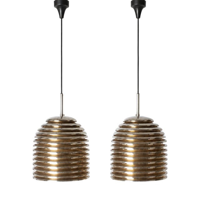 Saturn Pendant Lamps by Kazuo Motozawa for Staff, Germany, 1970s, Set of 2 For Sale