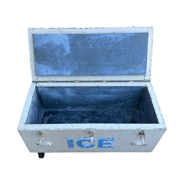 Vintage Ice Chest For Sale - Image 4 of 4