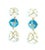 Not Yet Made - Made To Order Christina Addison Multi Prong Three Stone Drop Earring For Sale - Image 5 of 12