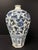 Late 20th Century Chinese Art Porcelain Blue and White Mei Ping Shape Vase With Floral Design For Sale In New York - Image 6 of 10