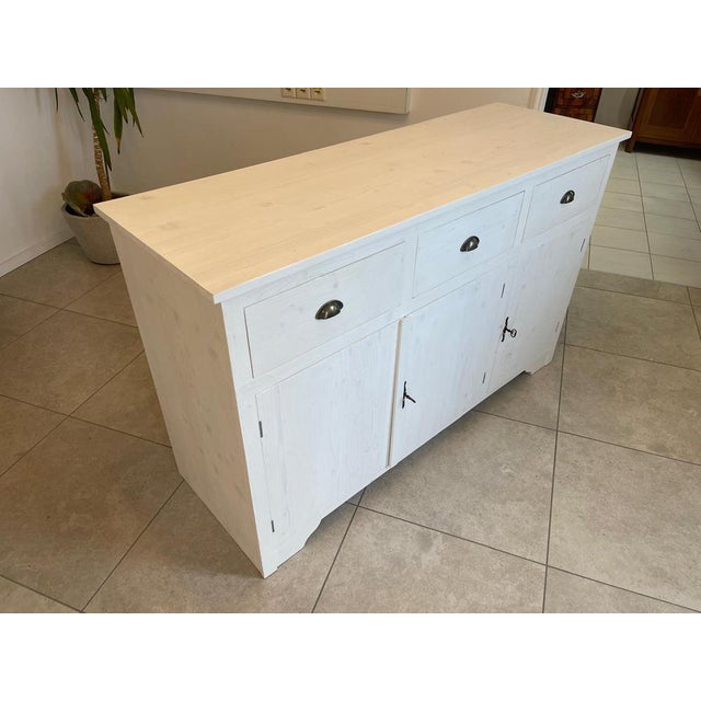 Farmhouse Sideboard in Spruce Wood For Sale - Image 12 of 15