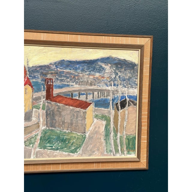 John Hedman, Östersund, Strandgatan 1, 1971, Oil on Panel, Framed For Sale - Image 10 of 18