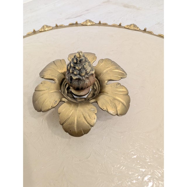Antique Palace Ceiling Lamp in Glass and Brass, 1970 For Sale - Image 6 of 15