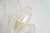 Metal Vintage Hollywood Regency Murano Graniglia Glass Leaf Wall Sconces in Brass, 1970s, Set of 2 For Sale - Image 7 of 18