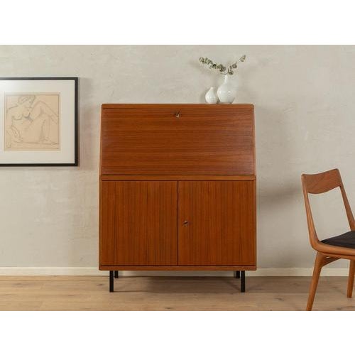 Vintage Wooden Brown Bureau, 1960s For Sale - Image 3 of 7