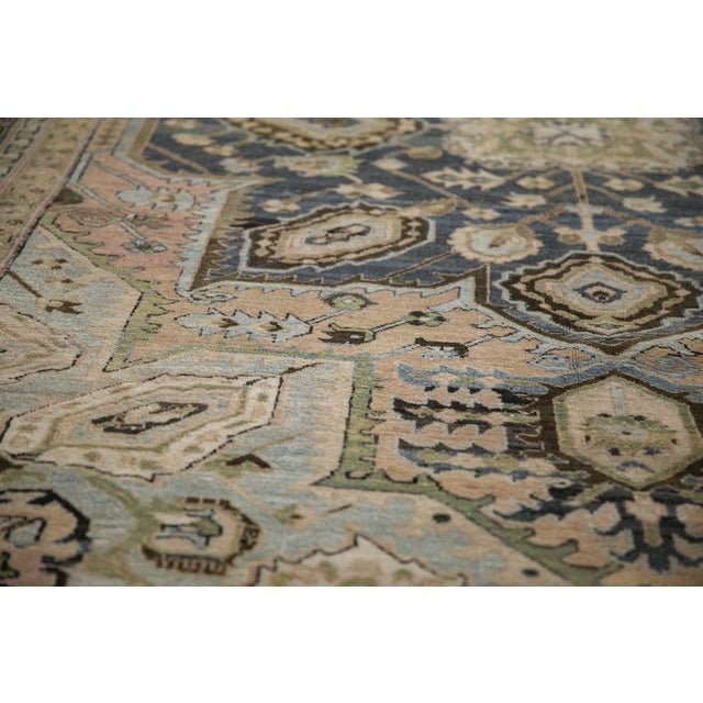 Old New House Vintage Distressed Heriz Carpet - 8'1" x 10'8" For Sale - Image 4 of 13