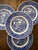 A classic set of four Blue Willow bread plates featuring the timeless blue and white transferware pattern that has graced...