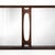 Vintage Canadian Brutalist Walnut Wall Mirror by Tobago of Canada For Sale - Image 4 of 18