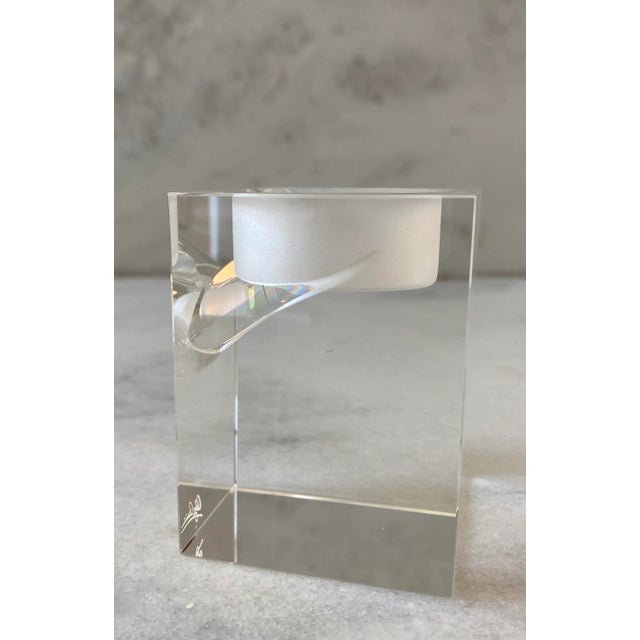 Oleg Cassini Crystal Votive Candle Holder Chairish