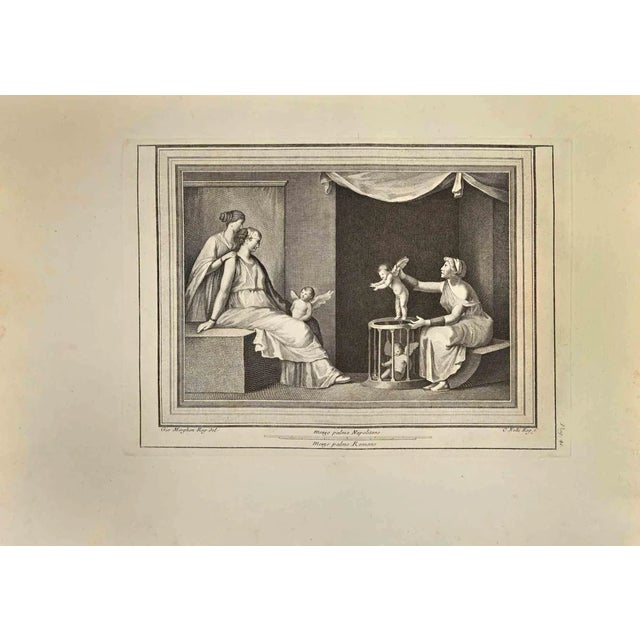 Carlo Nolli, Liberation of Angels, Etching, 18th Century For Sale