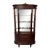 Antique Louis XVI Style Gilt Bronze & Mahogany Vitrine Display Cabinet For Sale