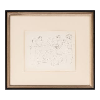 Andy Warhol "Happy December", 1956-1957 For Sale