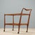 Wood Vintage Serving Bar Cart, 1950s For Sale - Image 7 of 8