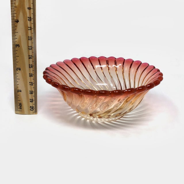 French Baccarat Rose Tiente Bowl For Sale - Image 3 of 6