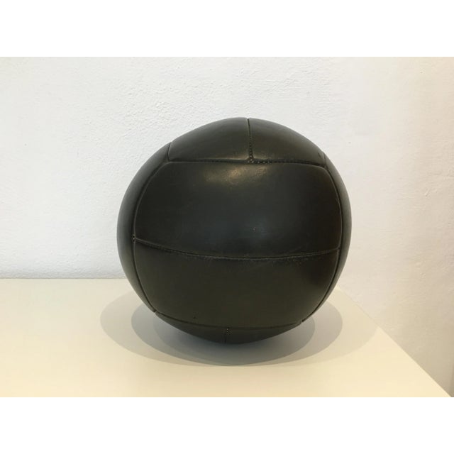 Vintage Leather 4kg Medicine Ball, 1930s For Sale - Image 9 of 9