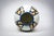Art Deco Vase in Crackled Earthenware with Geometric Decor from Faïencerie de Nimy, Belgium, 1925-1935 For Sale - Image 9 of 13