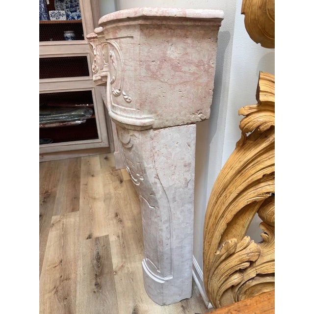18th Century Fine French Marble Mantelpiece, 18th Century For Sale - Image 5 of 11