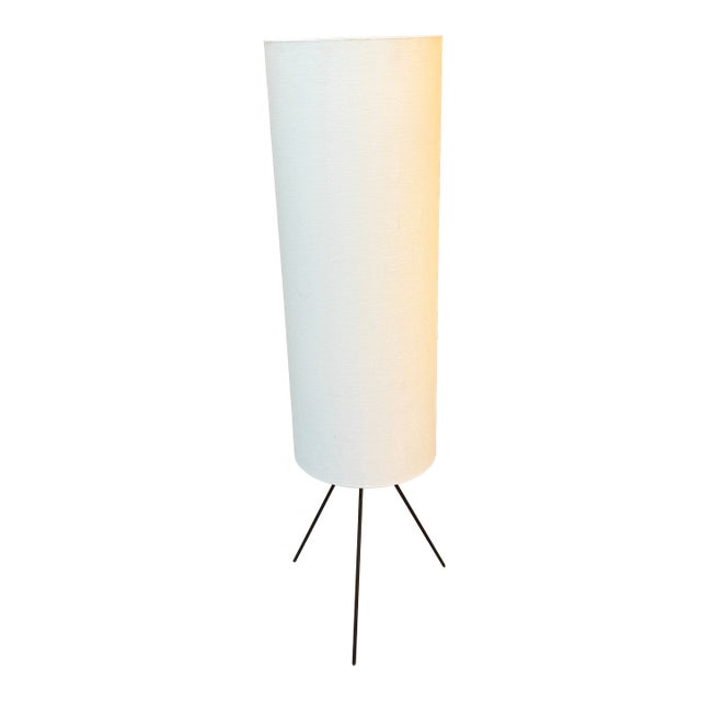 Cylindrical Drum Floor Lamp For Sale