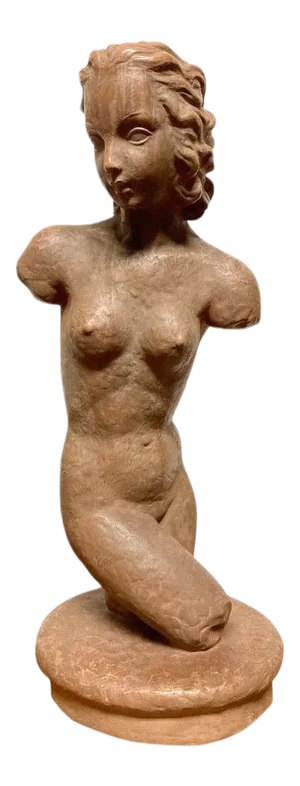 Austrian Art Deco Goldscheider Terracotta Female Nude
