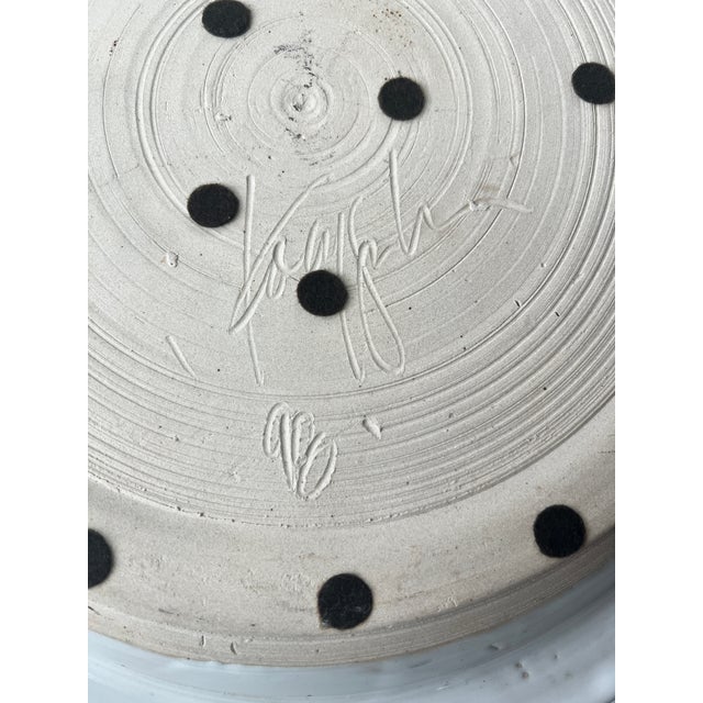 Vintage Handmade Pottery Decorative Bowl For Sale - Image 10 of 10