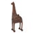 Rare American Folk Art Painted Carved Giraffe Sculpture, Pennsylvania Ca. 1850 For Sale