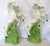 Great pair of vintage ceramic horses from the mid to late 20th century. They are made of cast white ceramic and look like...