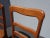 Pair Vintage French Country Oak Cane Side Chairs For Sale In Los Angeles - Image 6 of 12