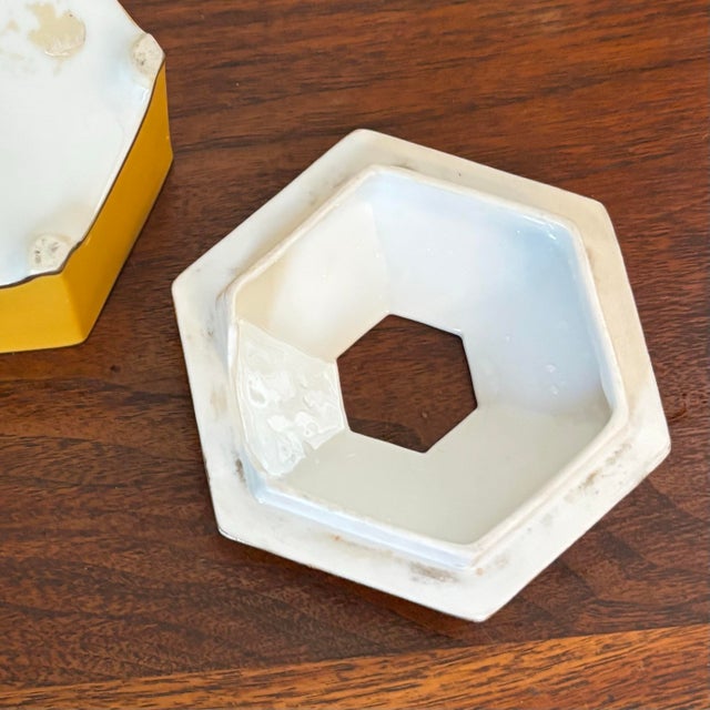 Ceramic Antique Late 19th Century Japanese Hair Receiving Dish For Sale - Image 7 of 8