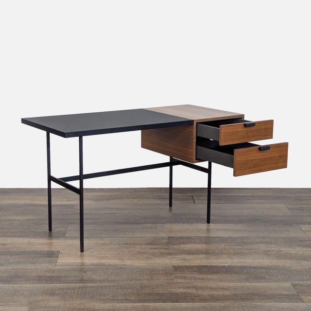 Modern Ligne Roset Tanis Modern Desk With Drawers For Sale - Image 3 of 9