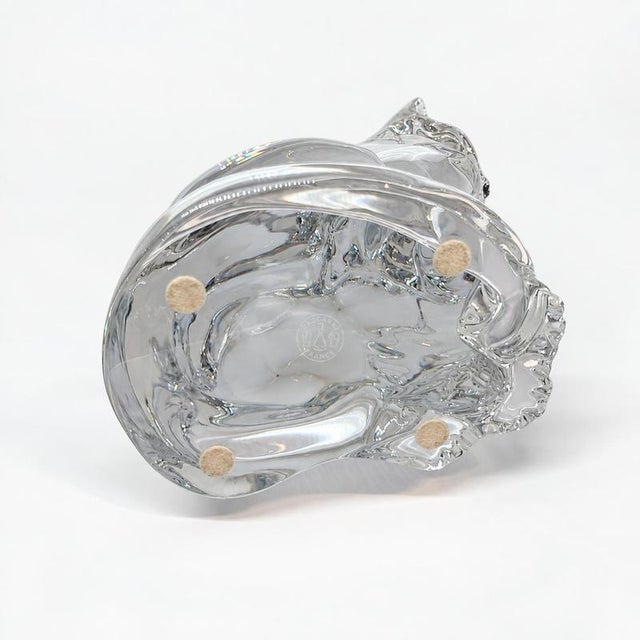 Large Seated Cat from Baccarat For Sale - Image 8 of 9