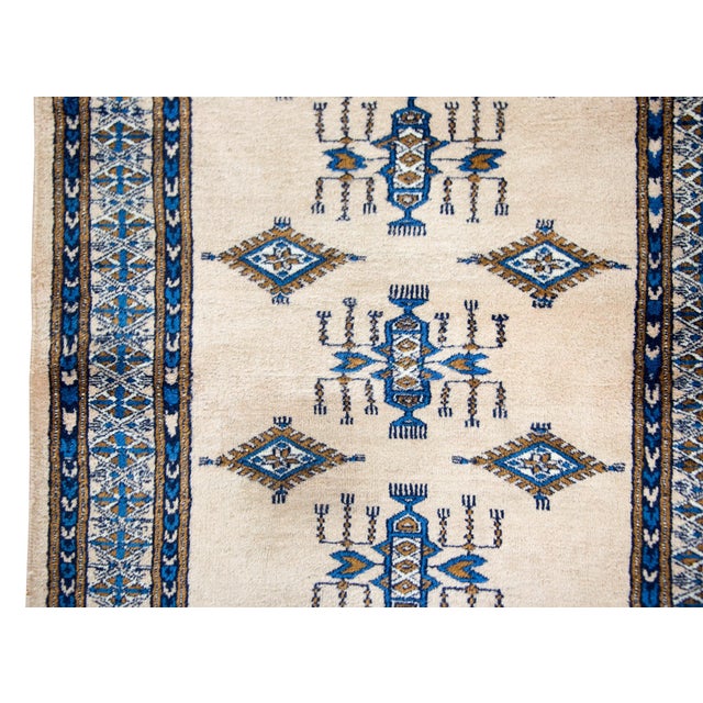 Vintage Pakistani Bokhara Runner For Sale - Image 12 of 15