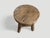 Antique Teak Wood Side Table or Stool For Sale - Image 4 of 5