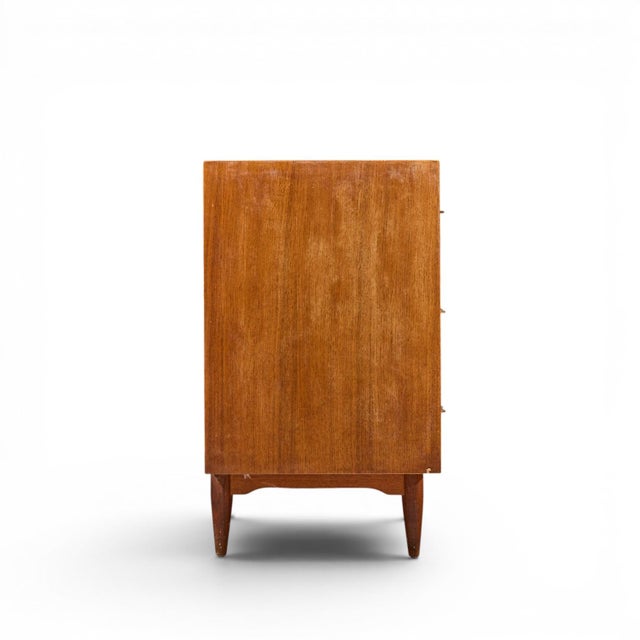 Ramseur Harlequin Mid Century Walnut Credenza and Hutch For Sale In Chicago - Image 6 of 14