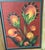 Mid 20th-Century Framed Oil on Board Stylized Botanical Painting For Sale - Image 14 of 18