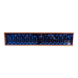 Austin Cox for Alcoa Aluminum Modernist Chess Set + Board For Sale