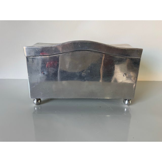 Vintage David Marshall Cast Aluminum & Brass Sculptural Box For Sale - Image 11 of 12