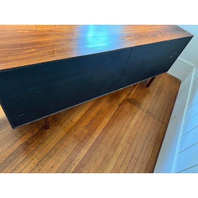 1960s Walnut Florence Knoll Credenza, Attributed For Sale - Image 12 of 12