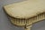 Mid 20th Century Vintage French Provincial Louis XVI Distress Cream Painted Wall Console Table For Sale - Image 5 of 15