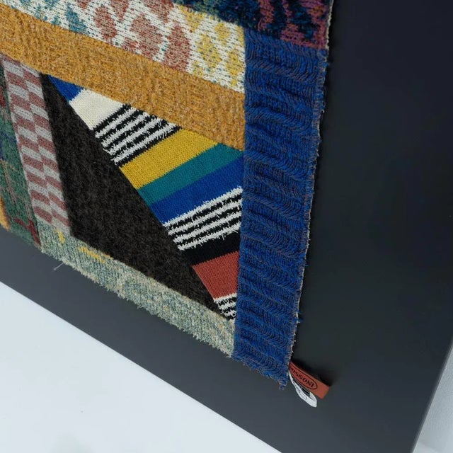Wood Italian Tapestry from Missoni, 1980s For Sale - Image 7 of 9