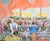 Paper Flower Market Watercolor by Ken L. Stephens For Sale - Image 7 of 8