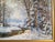 Early 20th Century American Impressionist Winter Wonderland Landscape Painting by George Young Kauffman For Sale - Image 9 of 18