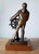 Vintage Nautical Sailor Sculpture by Ferdinand G. Rebechini – Bronze Finish on Wood Base For Sale - Image 4 of 9