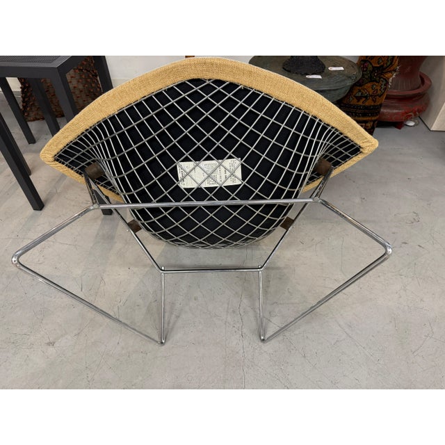 1978 Harry Bertoia for Knoll Bird Chair and Ottoman w/ Knoll Labels For Sale - Image 18 of 18