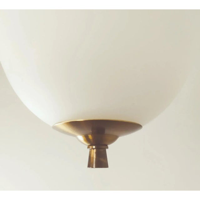 Arredoluce Italian Glass Pendant Light from Arredoluce, 1950s For Sale - Image 4 of 9