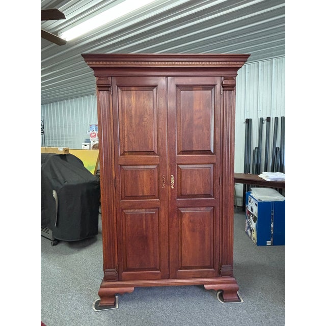Wood Timeless Handcrafted Statton Cherry Bedroom Furniture For Sale - Image 7 of 17