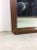 Mid-Century Modern Mid Century Modern Wall Mirror With Angular Walnut Frame For Sale - Image 3 of 12